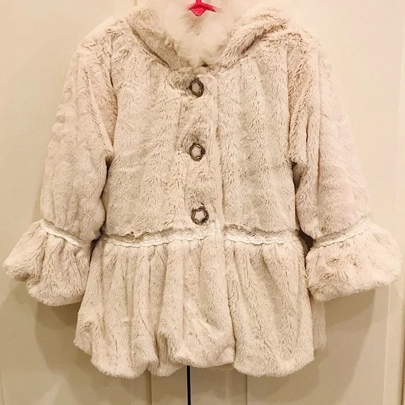 Bijan Kids Plush Winter Coat
